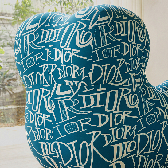 Бескаркасное кресло S023 синий, размер 121×90×102&nbsp;см