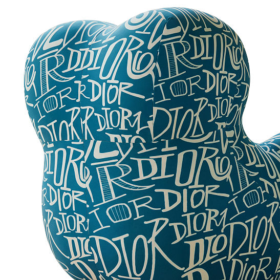 Бескаркасное кресло S023 синий, размер 121×90×102&nbsp;см